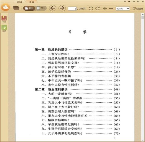 错误的性观念